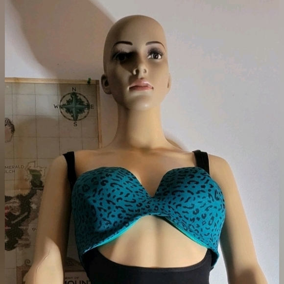 Intimates Blue-black Bra, size 42C - Picture 2 of 5